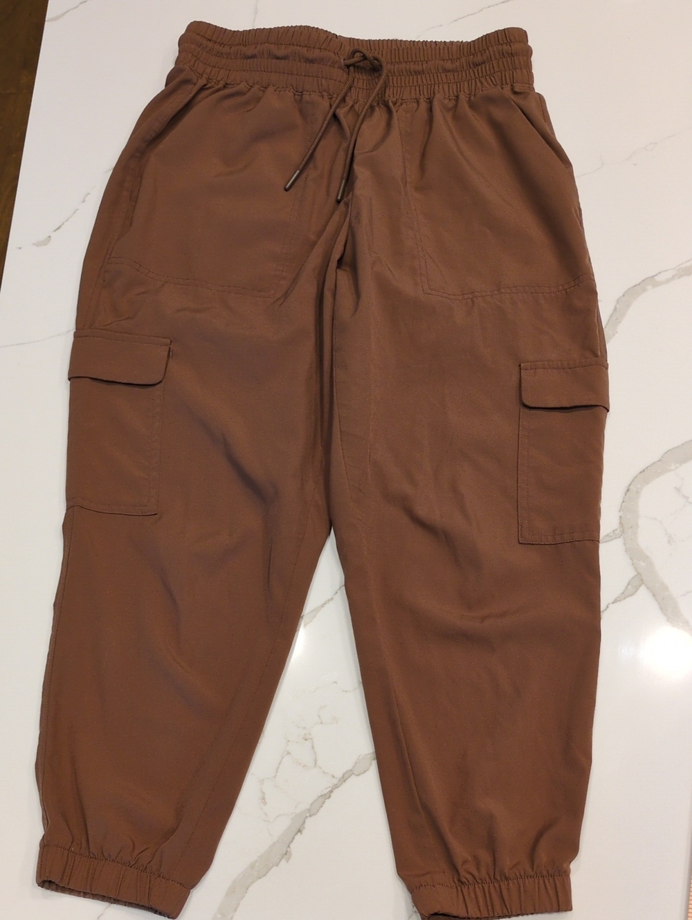 Old Navy StretchTech Cargo Jogger Pants in Brown Size Small petite